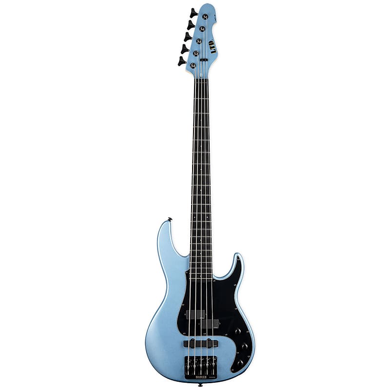 Басс гитара LTD AP-5 5-String Bass Guiltar - Pelham Blue басс гитара esp ltd ap 4 electric bass guitar pelham blue