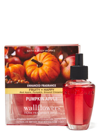 

Запасные части Wallflowers, 2 шт. Pumpkin Apple, 0.8 fl oz / 24 mL Each, Bath and Body Works