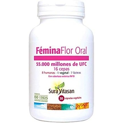 

Нутрикосметика Sura Vitas Femina Flor Oral 30 капсул по 55000 мил Sura Vitasan