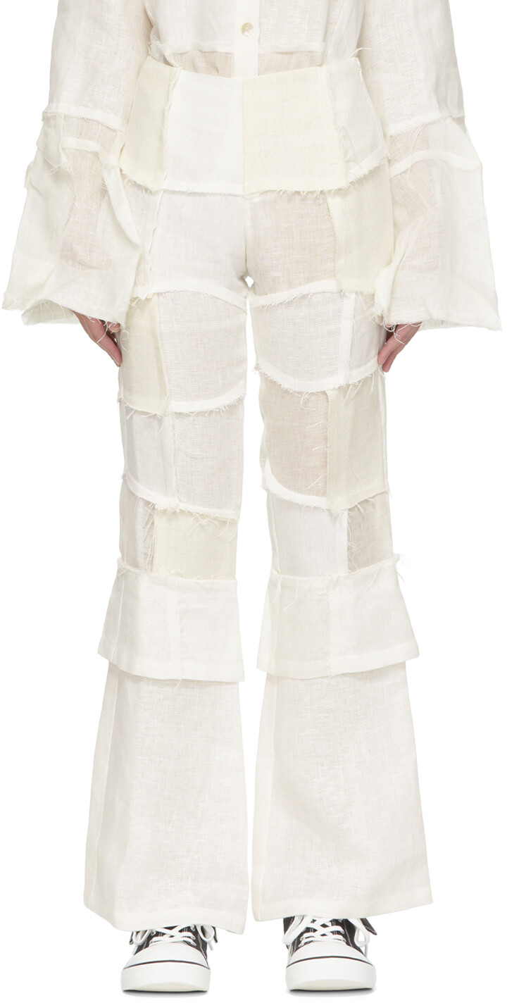 

Льняные брюки Off-White VeniceW