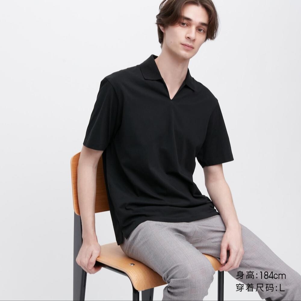 

Рубашка AIRism Uniqlo, черный