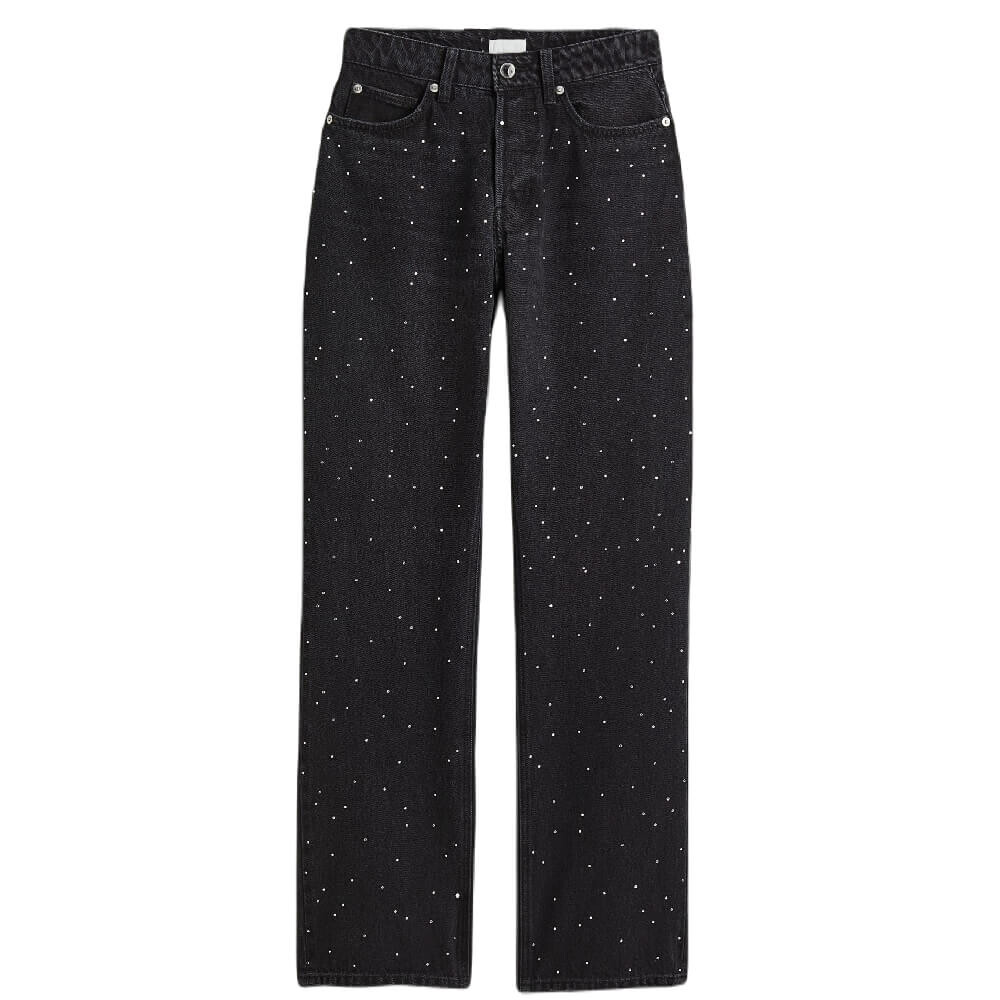 

Джинсы H&M Straight High, темно-серый