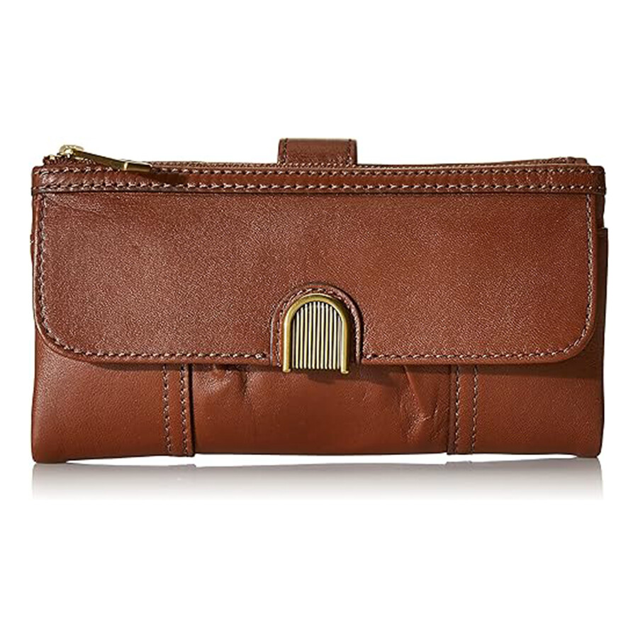 

Женский кошелек-клатч Fossil Cora or Emory Soft Leather, коричневый