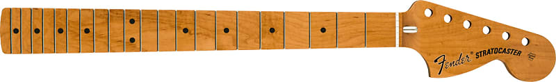 Подлинный жареный клен Fender VINTERA Mod 70s Strat Neck, радиус 9,5, C-образная форма 099-9742-920