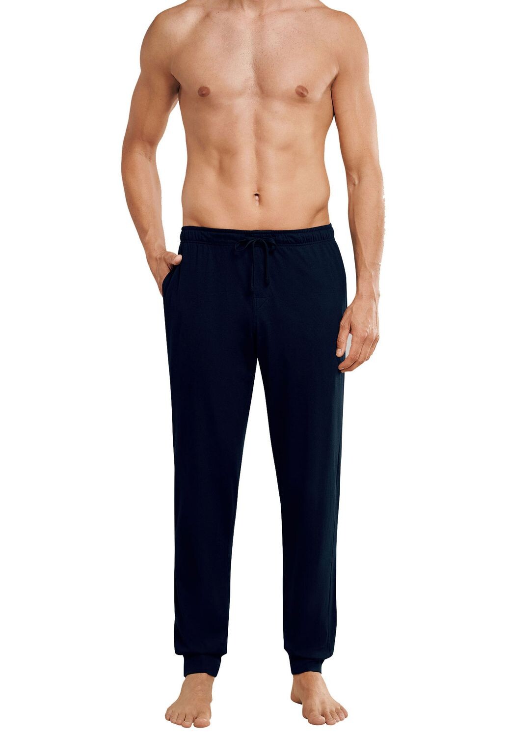 

Брюки Schiesser Jogginghose, темно-синий
