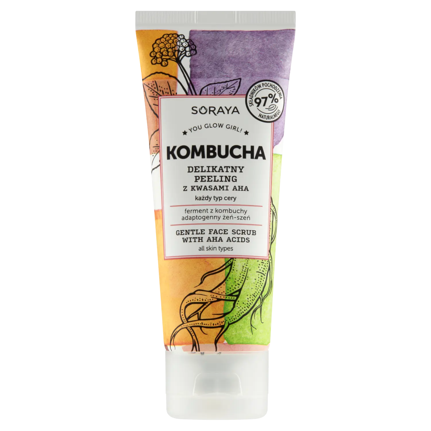 

Soraya Kombucha Кислотный скраб для лица, 75 мл