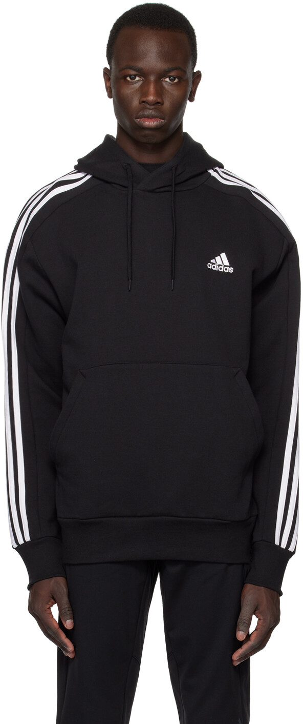 

Черная худи Essentials с 3 полосками adidas Originals, Черный