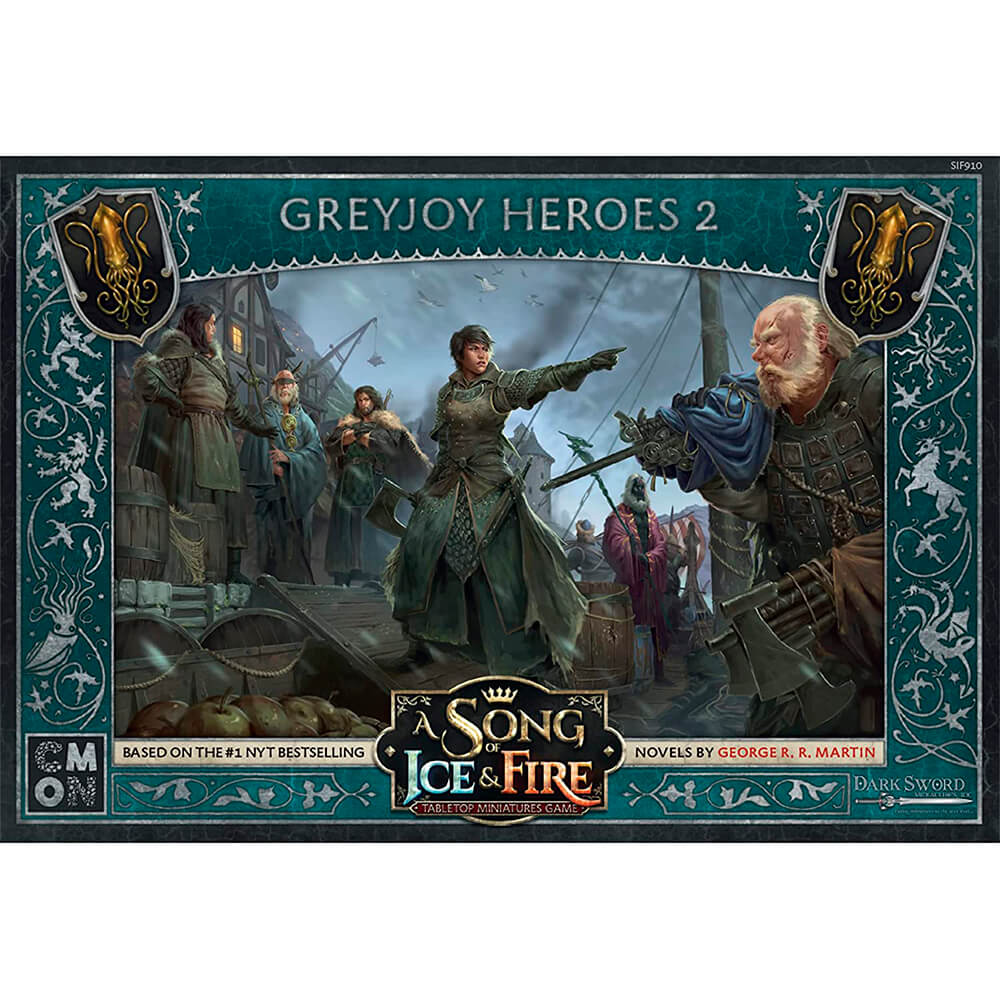 a song of ice and fire Дополнительный набор к CMON A Song of Ice and Fire Tabletop Miniatures Game, Greyjoy Heroes II