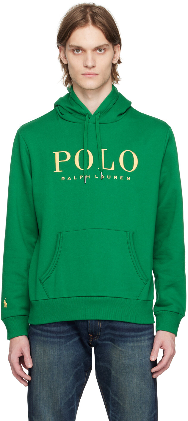 

Зеленый худи с вышивкой Polo Ralph Lauren