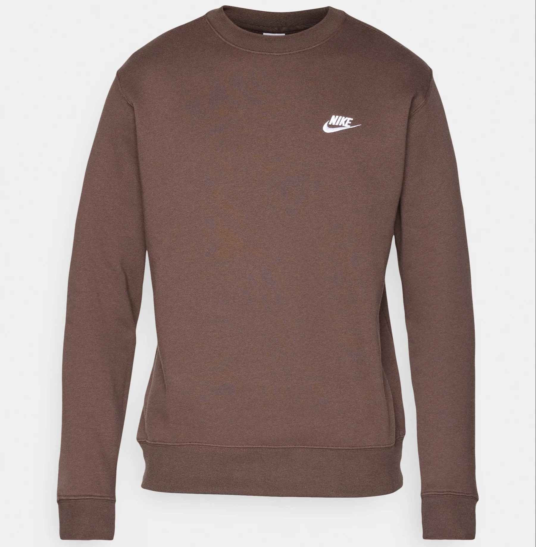 Толстовка Nike Sportswear Club Crew Unisex, коричневый фото