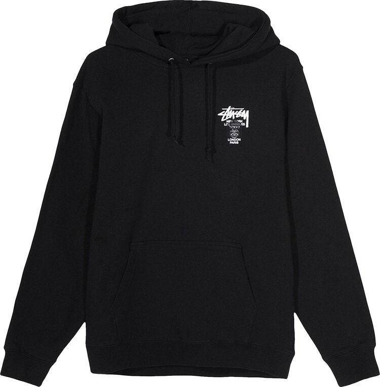 

Худи Stussy x Dover Street Market Hoodie 'Black', черный