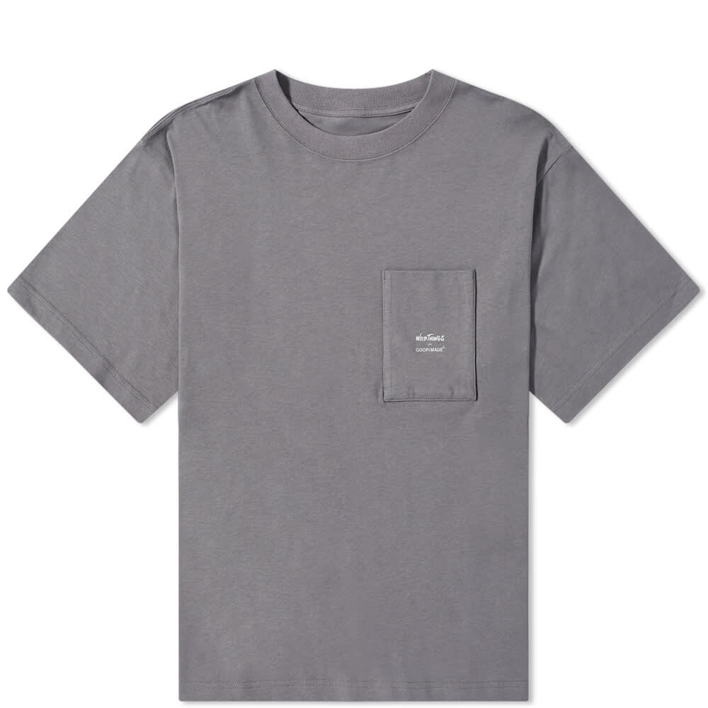 

Футболка GOOPiMADE x WildThings Graphic Pocket Tee, Серый