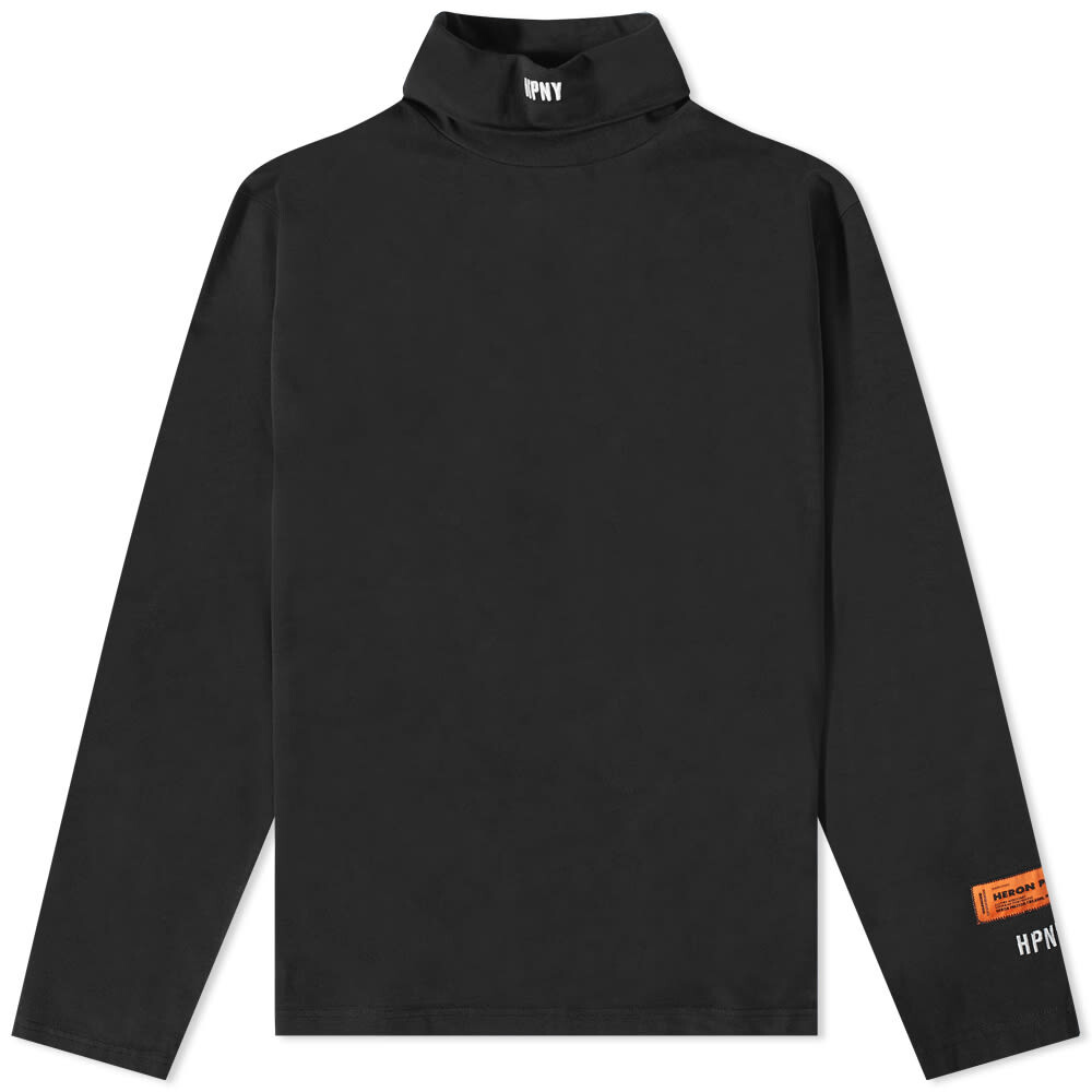 

Футболка Heron Preston Long Sleeve HPNY Emblem Rollneck Tee, Черный, Футболка Heron Preston Long Sleeve HPNY Emblem Rollneck Tee
