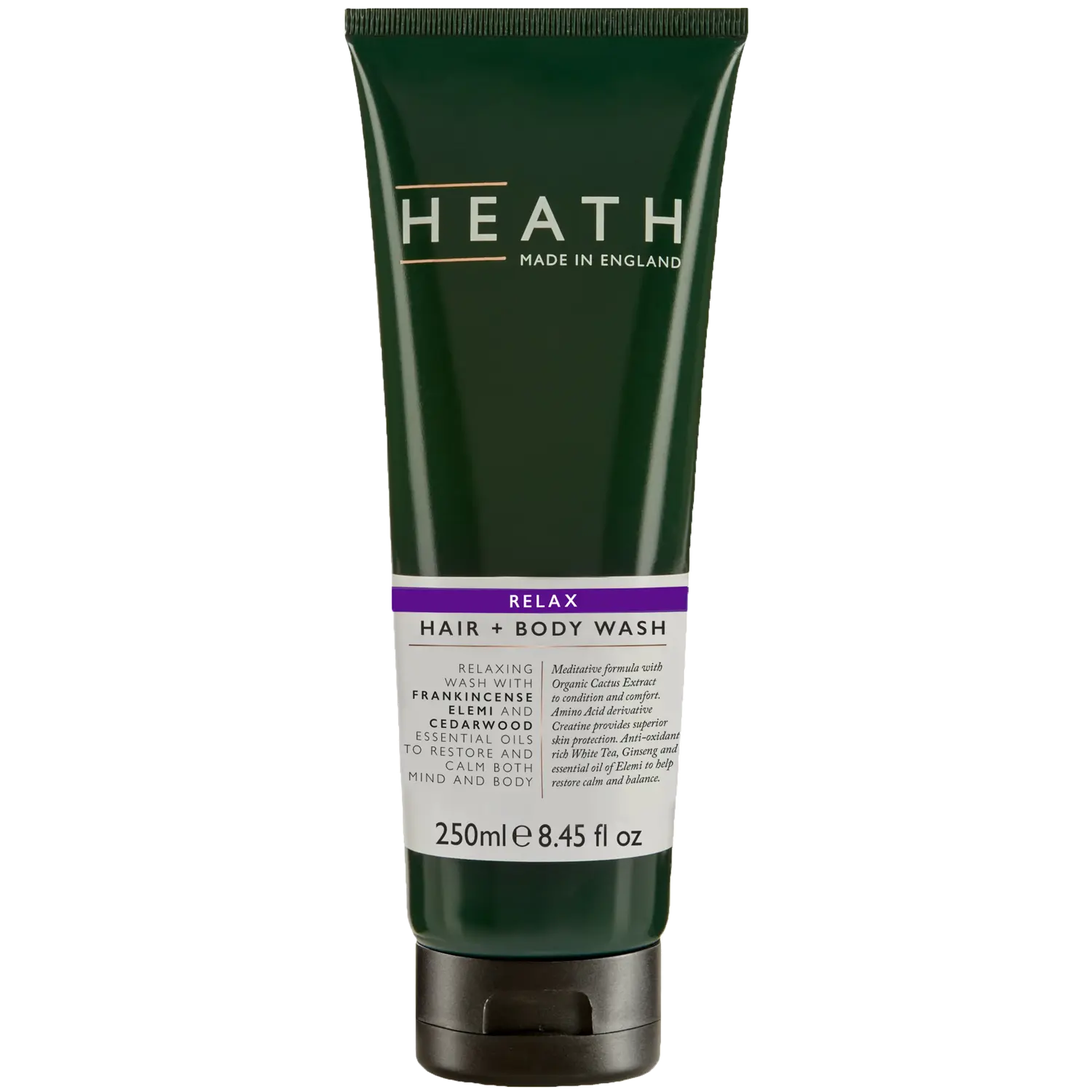 

Heath Made In England расслабляющий гель для душа для тела и волос, 250 мл