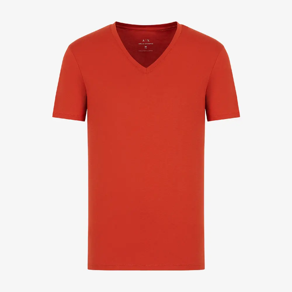 

Футболка Armani Exchange Slim Fit Short Sleeve Pima Cotton, оранжевый