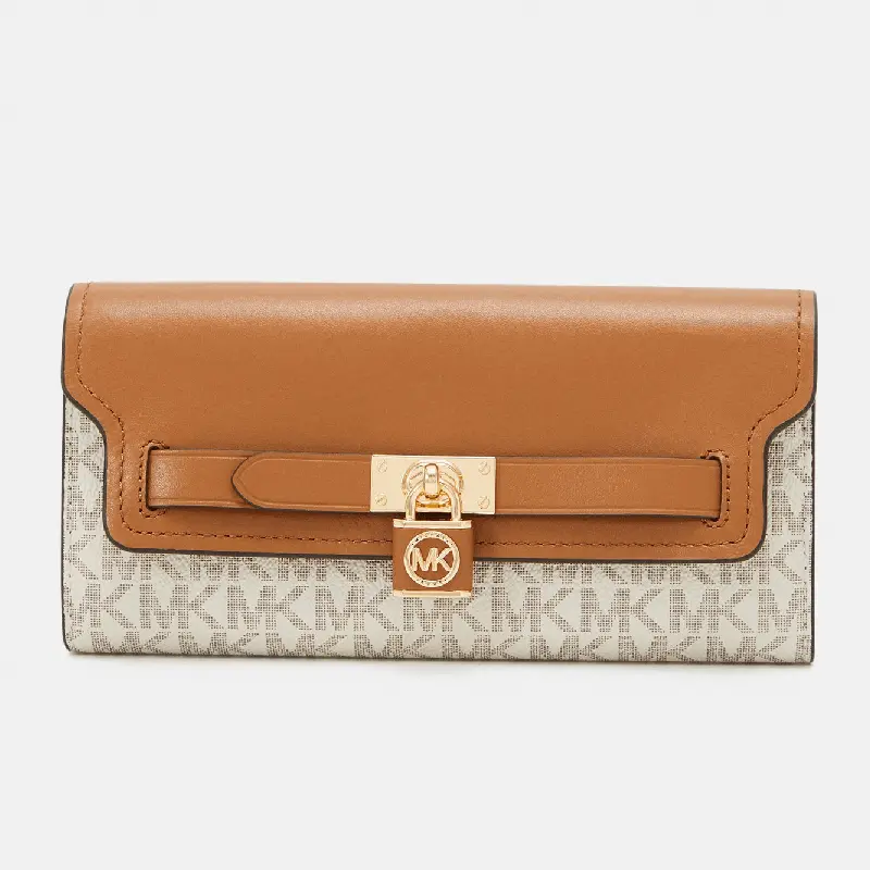 

Кошелек Michael Kors Hamilton Legacy Carryall, кремовый/коричневый