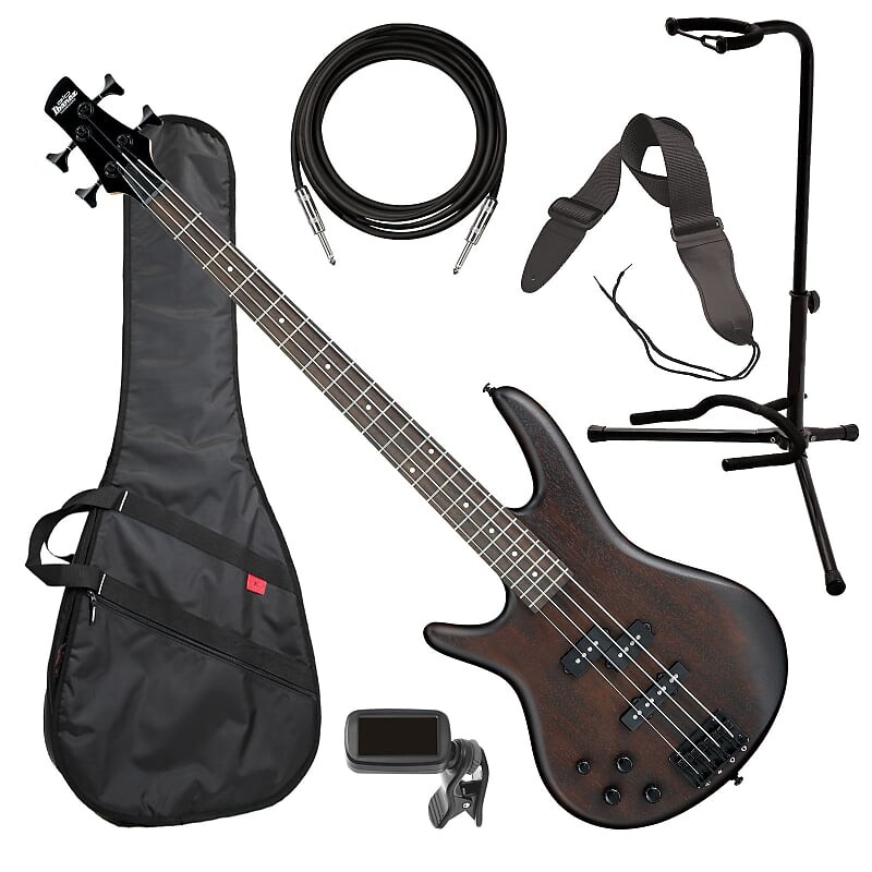 

Ibanez GSR200BL Бас-гитара для левшей - Walnut Flat BASS ESSENTIALS BUNDLE GSR200BL Left-Handed