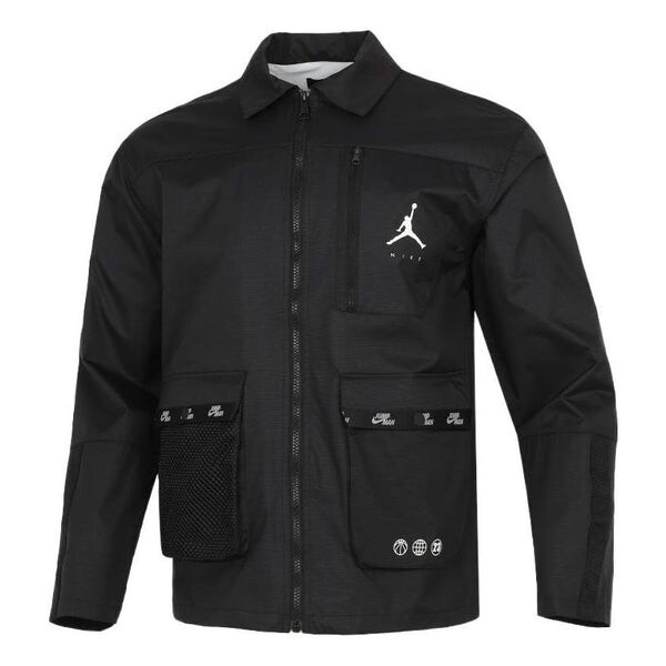 

Куртка Air Jordan SS22 Cargo Sports lapel Black, Черный