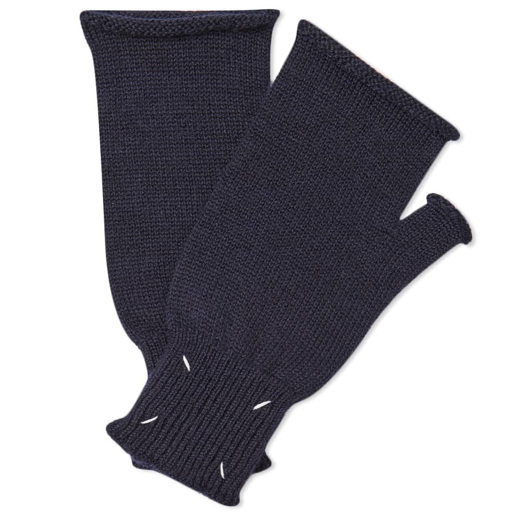 

Перчатки Maison Margiela Knotch Detail Cut Off Finger Gloves