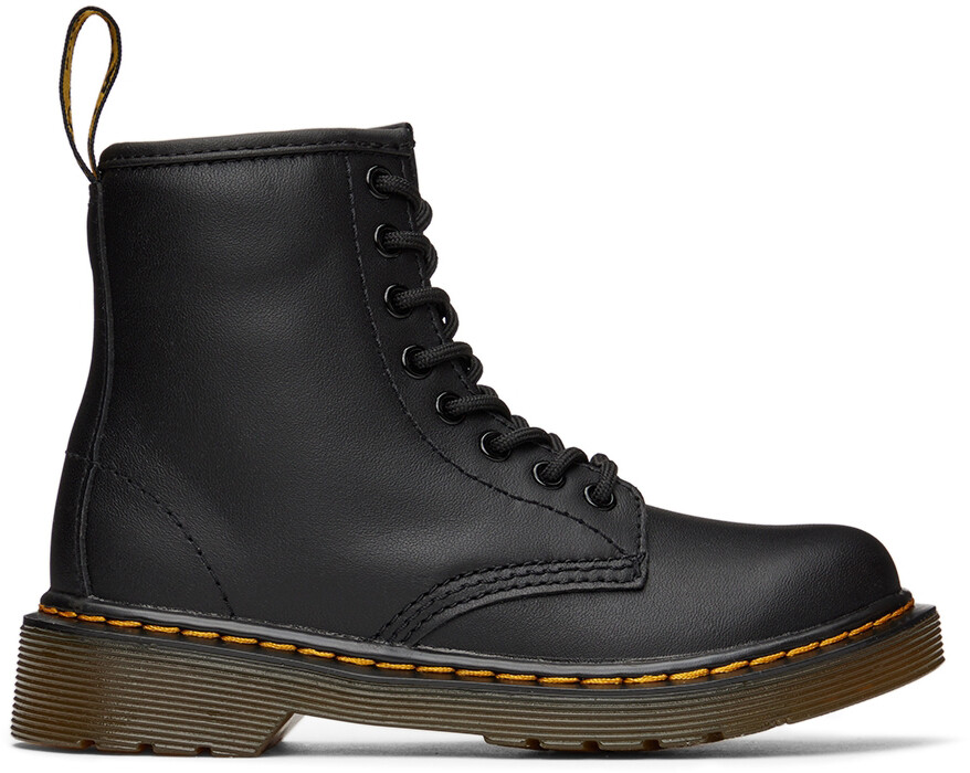 

Kids Black 1460 Ботинки для больших детей Dr. Martens