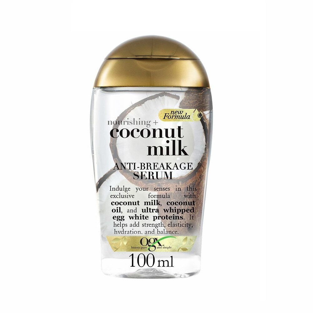 

Organix Питательная укрепляющая сыворотка для волос Nourishing + Coconut Milk Anti-Breakage Serum 100мл