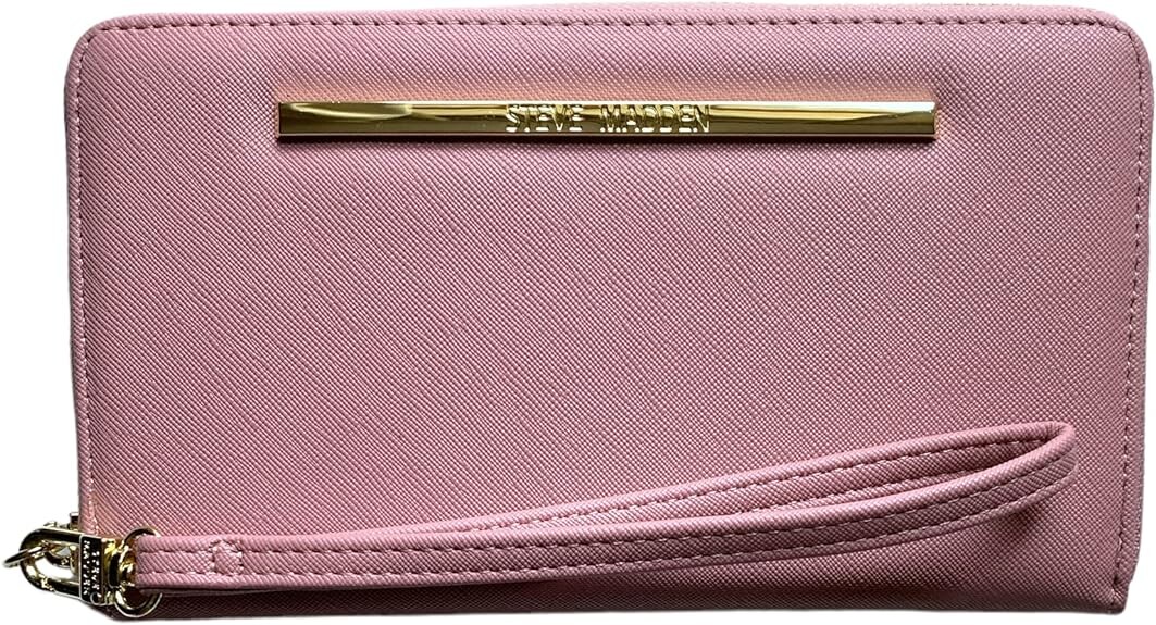 

Женская сумка-кошелек на молнии Steve Madden, средний розовый