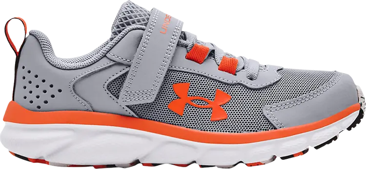 

Кроссовки Under Armour Assert 9 AC PS Pitch Grey Chestnut Red, серый