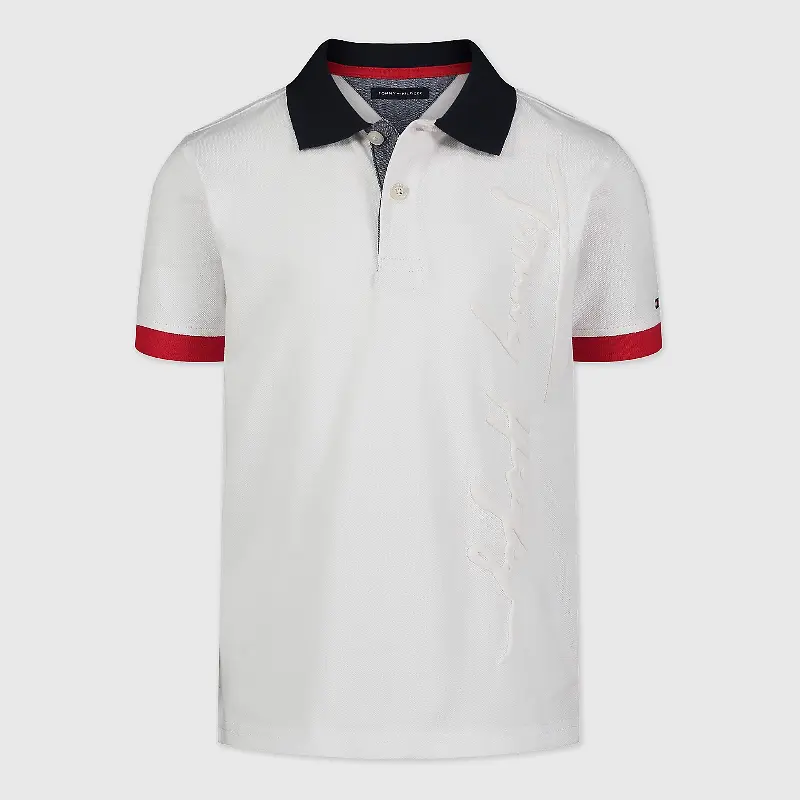 

Футболка-поло Tommy Hilfiger Little Kids' Signature, белый