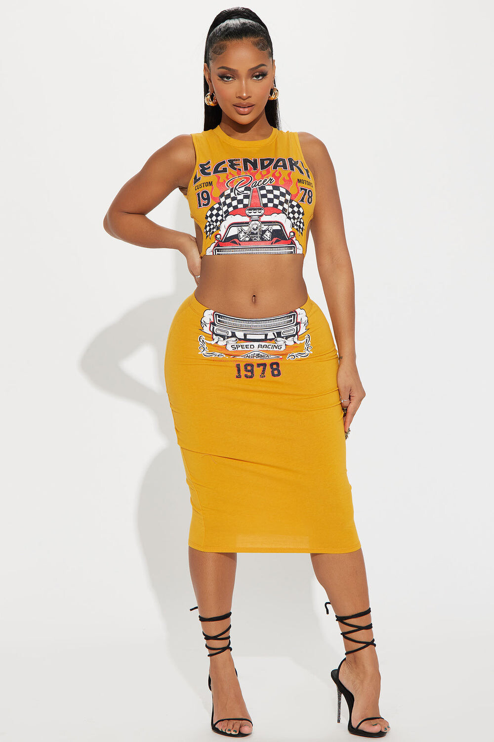 

Юбка Fashion Nova TS29912, желтый