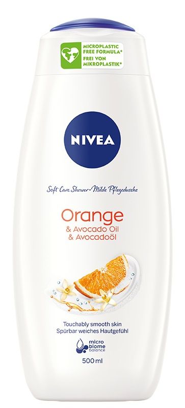 Nivea Orange & Avocado Oil гель для душа, 750 ml масло для массажа eco u avocado oil 500 мл