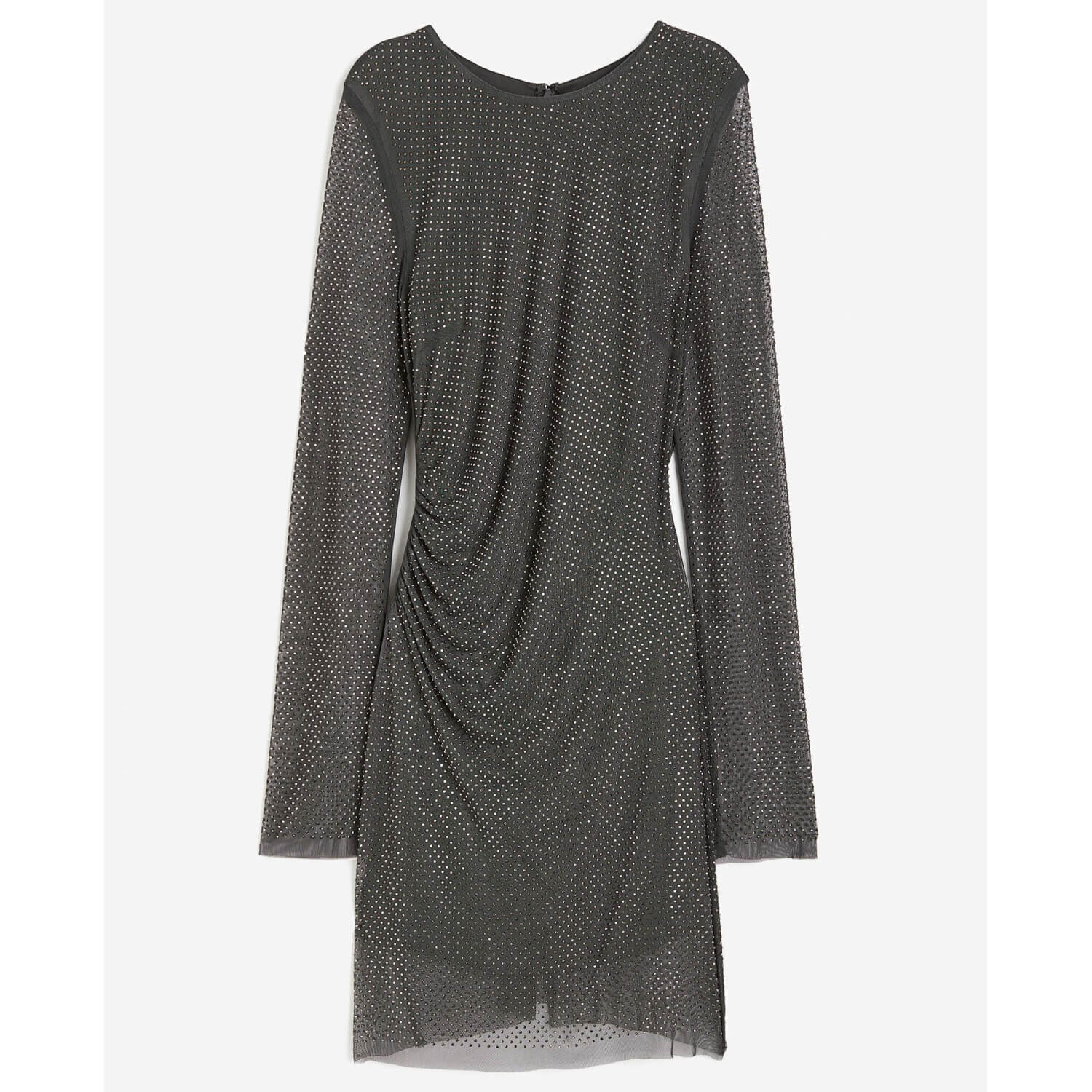 

Платье H&M Rhinestone-Embellished, темно-серый