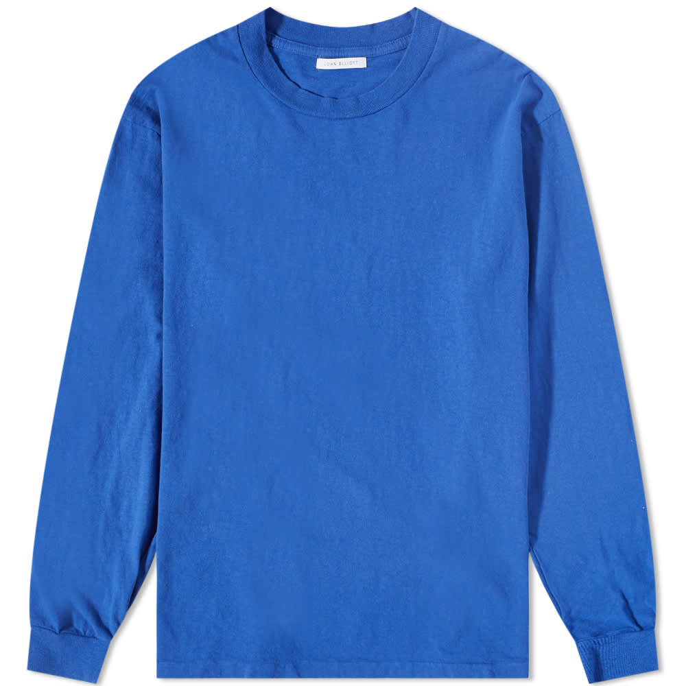 

Футболка John Elliott Long Sleeve University Tee, Синий