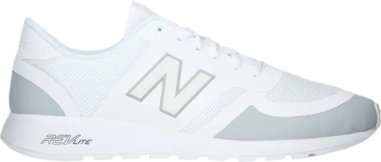 

Кроссовки New Balance 420 Re-Engineered 70s 'White Grey', белый