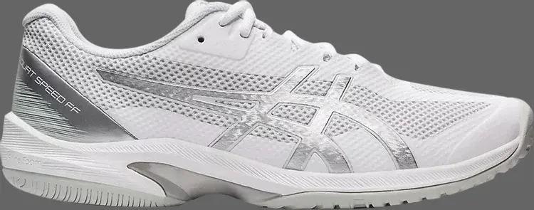 

Кроссовки court speed ff 'white pure silver' Asics, белый