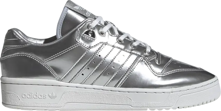 

Кроссовки Adidas Rivalry Low 'Silver Metallic', серебряный, Серый