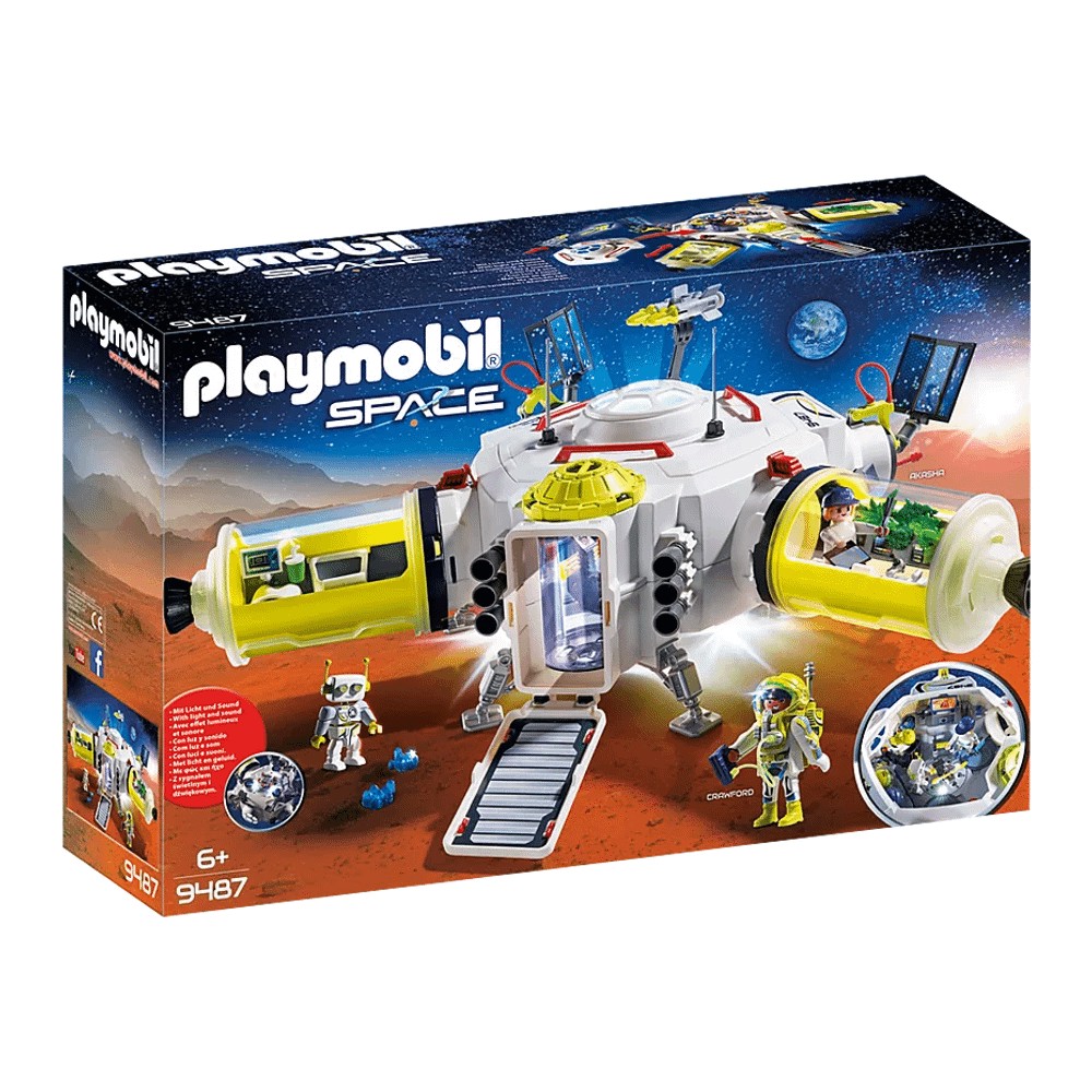Конструктор Playmobil 9487 Космическая cтанция Марс playmobil playmobil конструктор космический агент