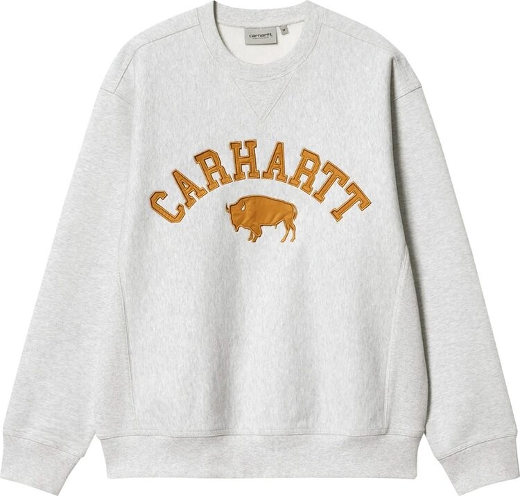 

Толстовка Carhartt WIP Locker Sweatshirt 'Ash Heather', серый