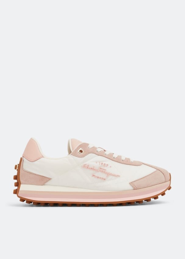 

Кроссовки FERRAGAMO Iggy sneakers, розовый