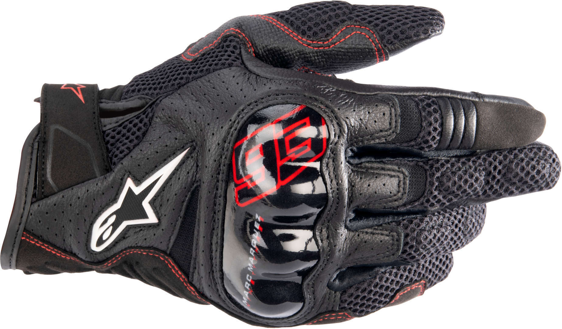 Мотоциклетные перчатки Alpinestars MM93 Rio Hondo V2 Air, черный/серый/красный - фото