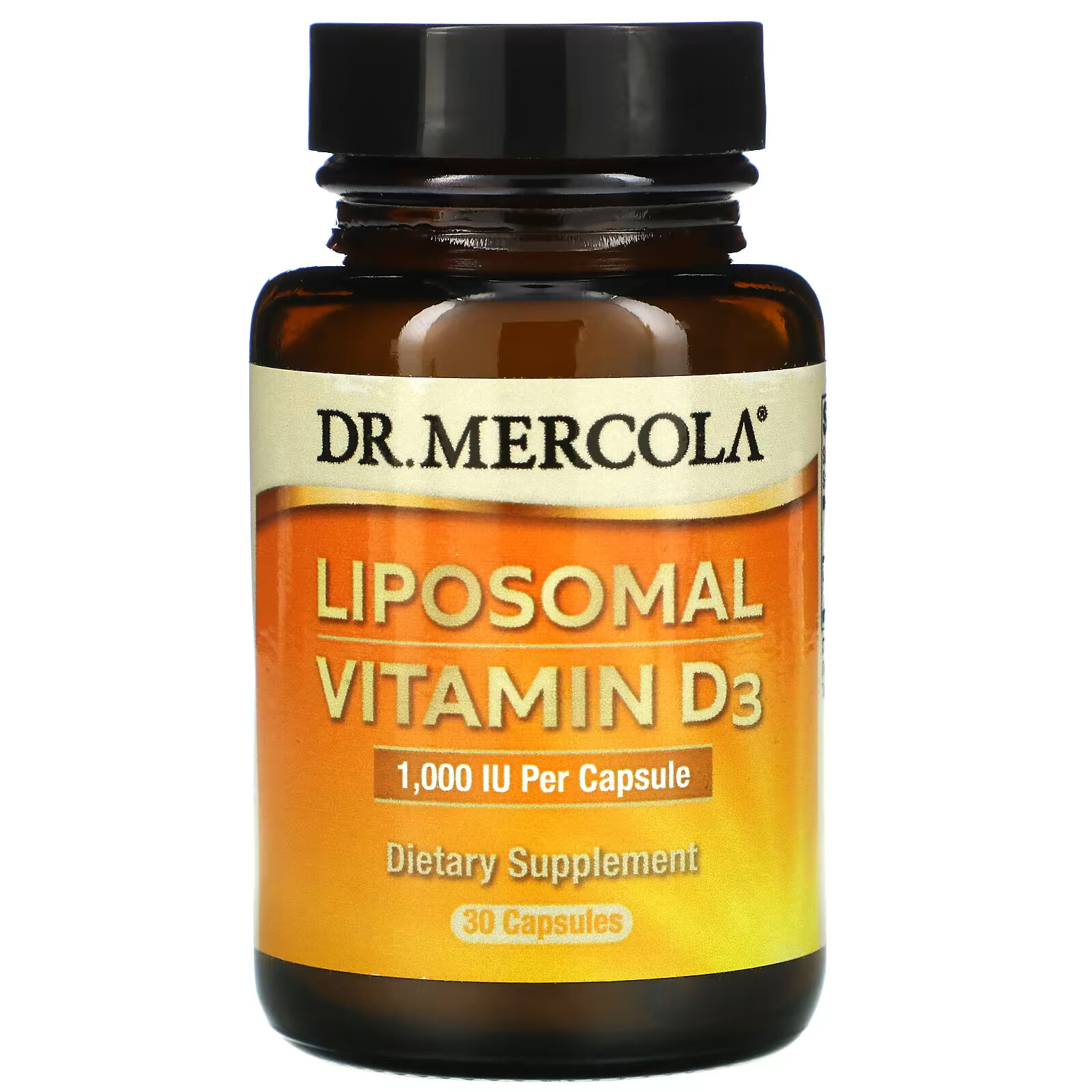 Dr. Mercola, липосомальный витамин D3, 1000 МЕ, 30 капсул dr mercola липосомальный витамин c для детей 30 капсул