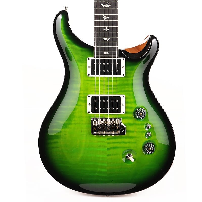 

PRS Custom 24-08 Eriza Verde с черной обмоткой Burst и натуральной задней частью