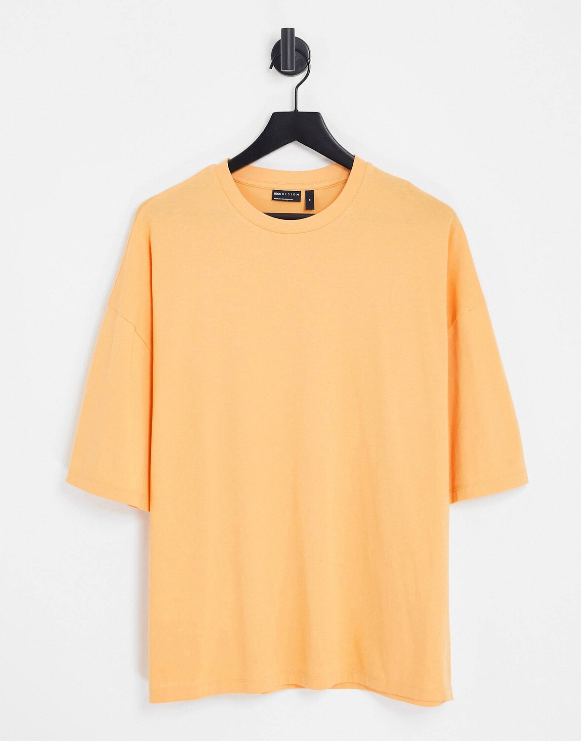 

Оранжевая футболка оверсайз ASOS DESIGN