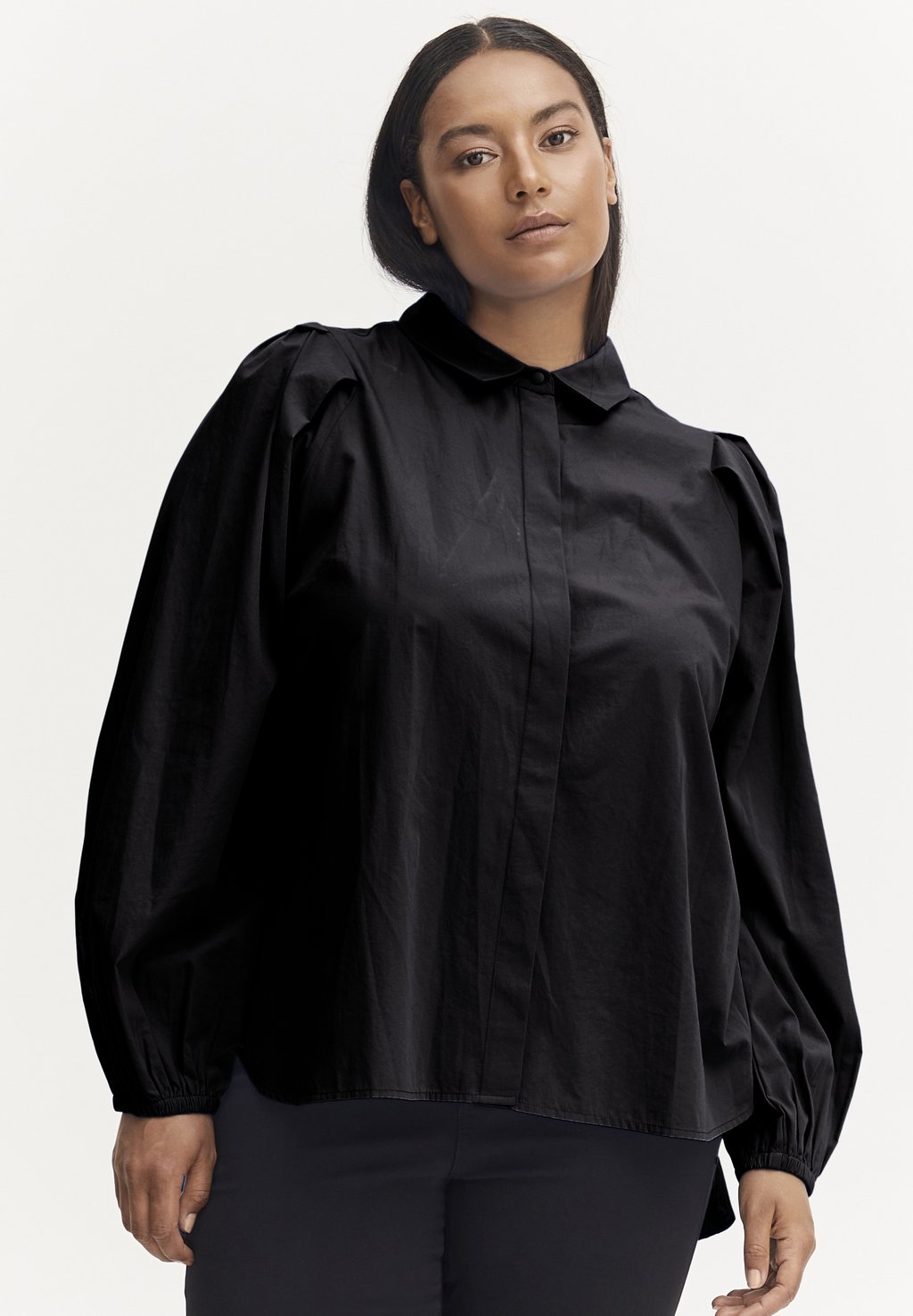 Рубашка Fransa с длинным рукавом, черный