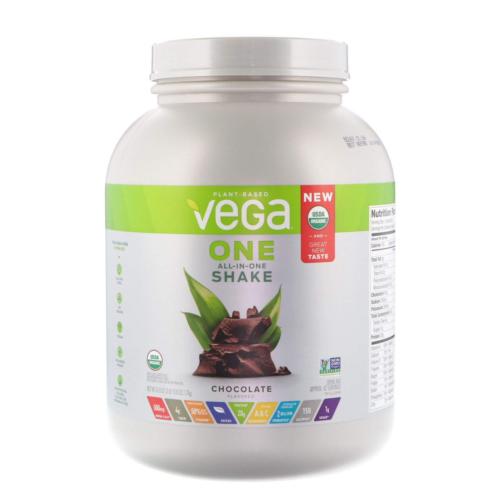 Vega One коктейль «все в одном» шоколад 3 ф (1,7 кг) vega с акб