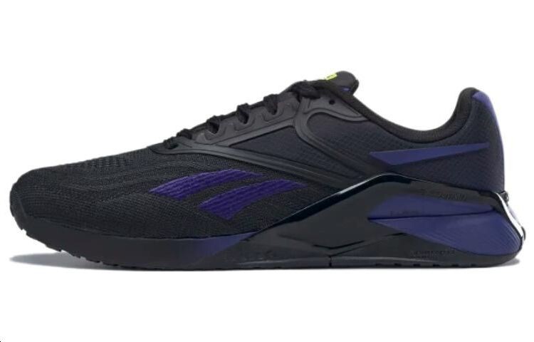 

Кроссовки женские Nano X2 с низким верхом, черные/синие Reebok