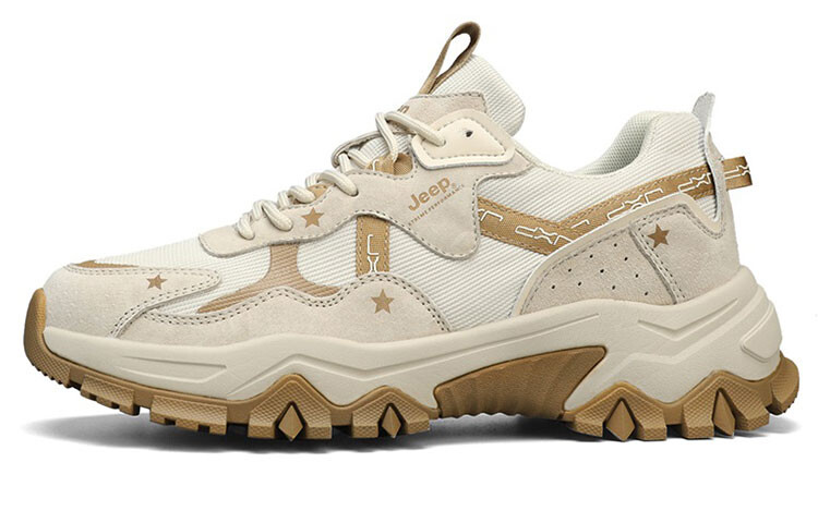 

Кроссовки Jeep Chunky Sneakers Men Low-top Beige, бежевый