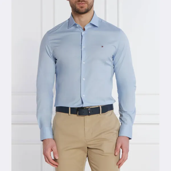 

Рубашка узкого кроя Tommy Hilfiger, синий