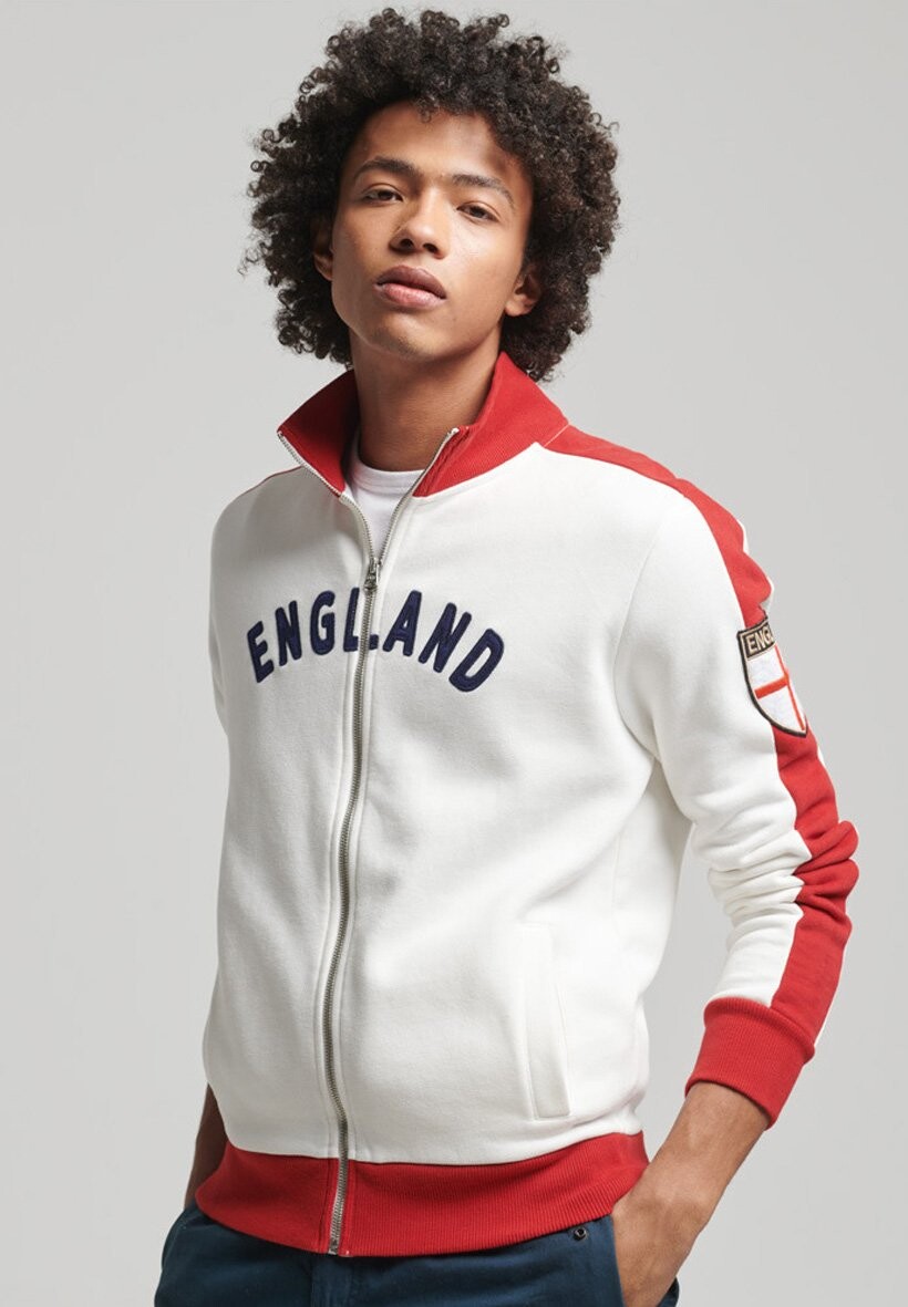 

Толстовка на молнии Superdry, белый