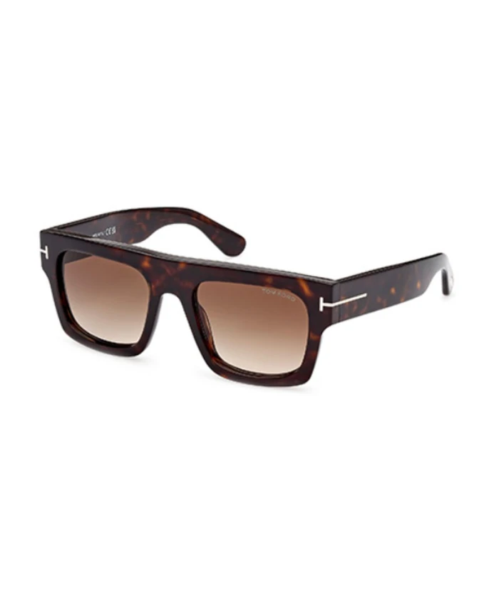 

Модные солнцезащитные очки ft0711 Tom Ford, коричневый