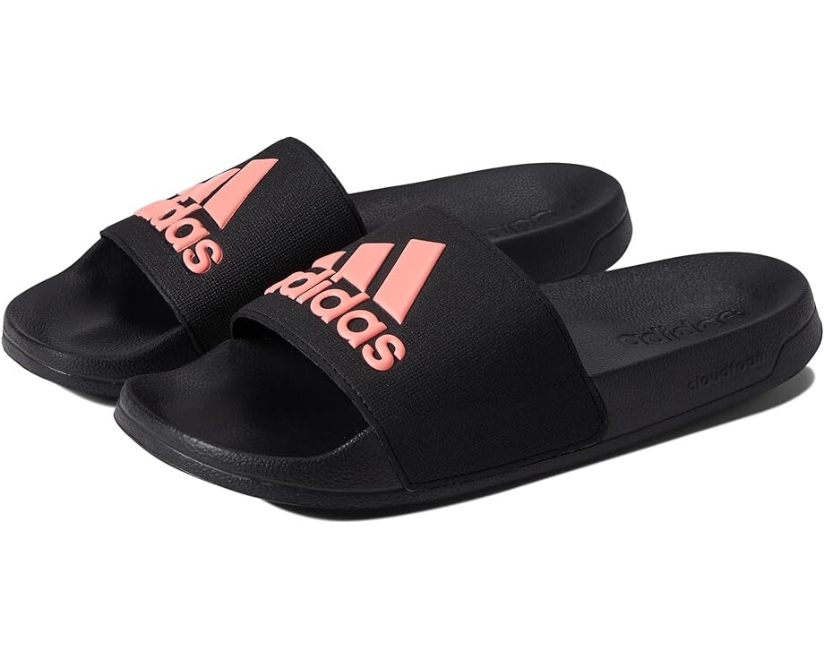 

Сандалии Adidas Adilette Shower, цвет Black/Acid Red/Black